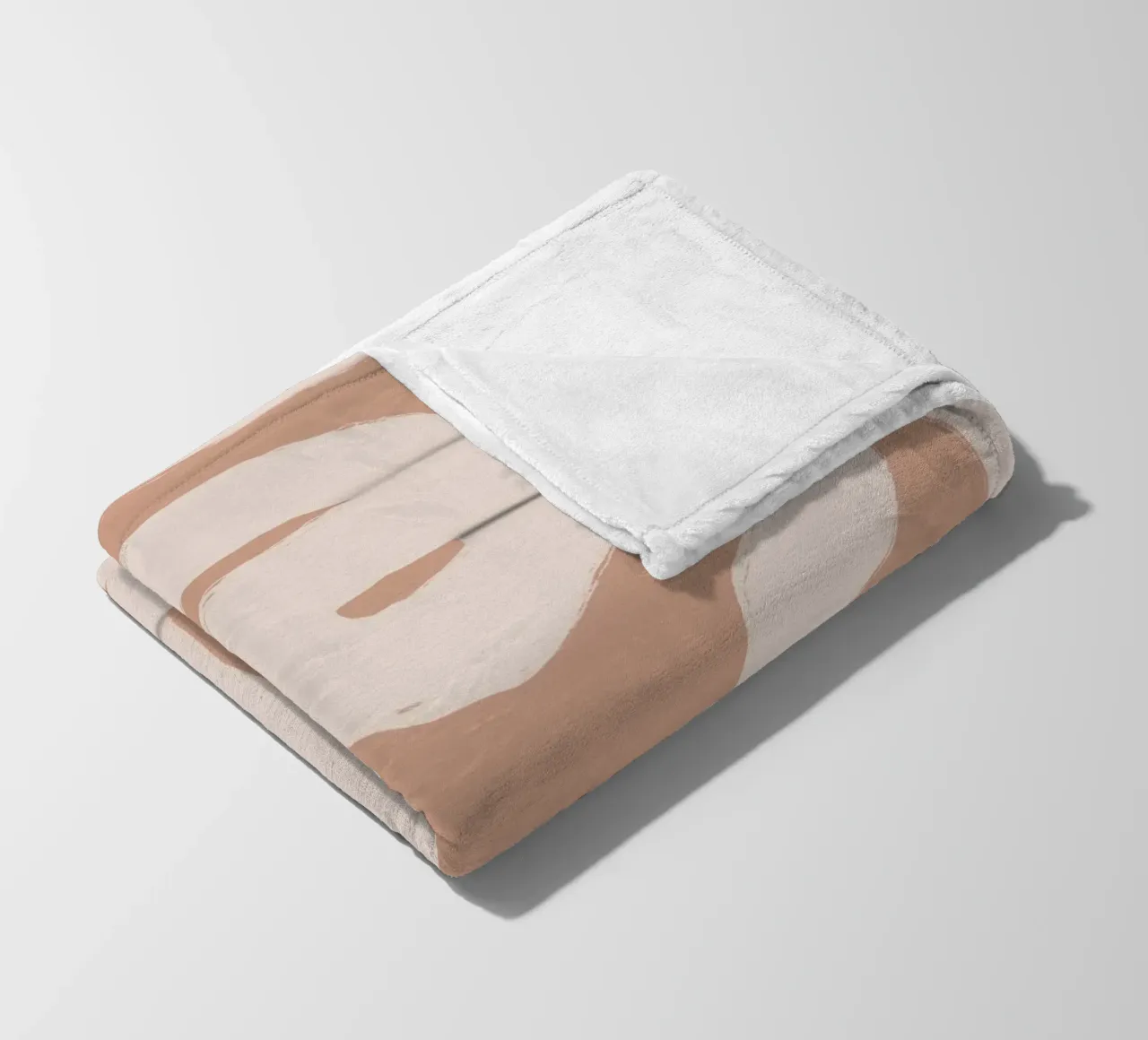 Striscia di carta astratta 05 coperta in pile da Little Dean