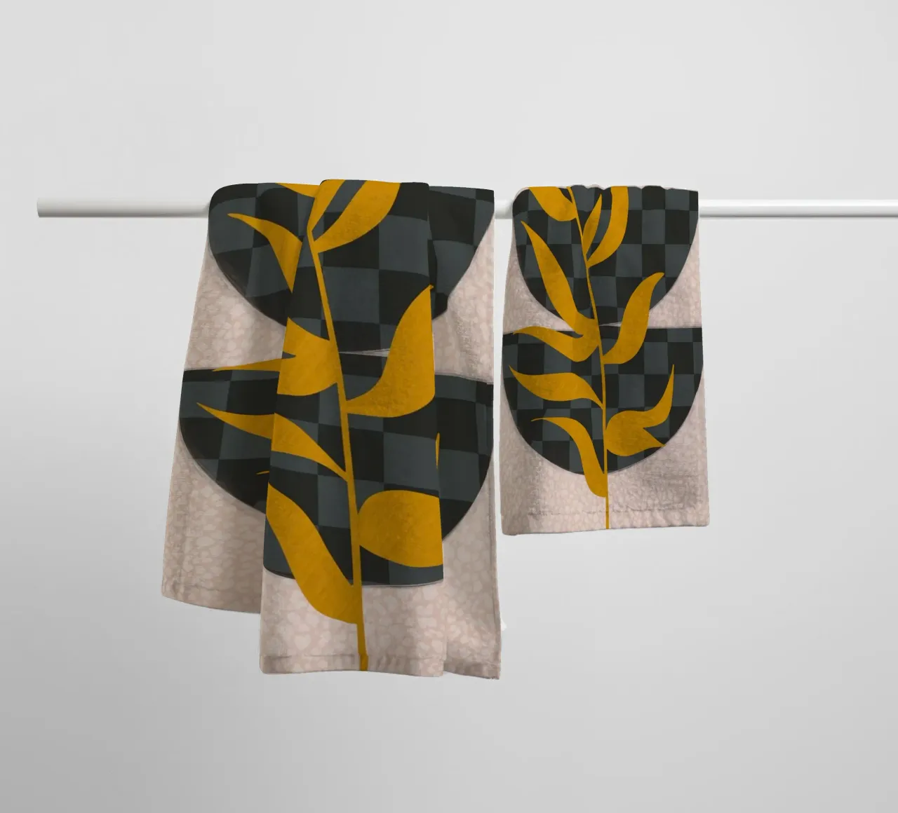 Boho due metà asciugamano da bagno da Little Dean