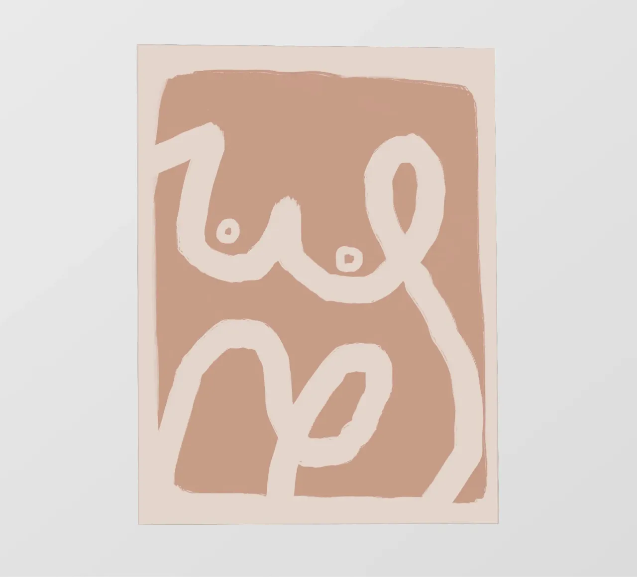 Striscia di carta astratta 07 telo in pvc da Little Dean