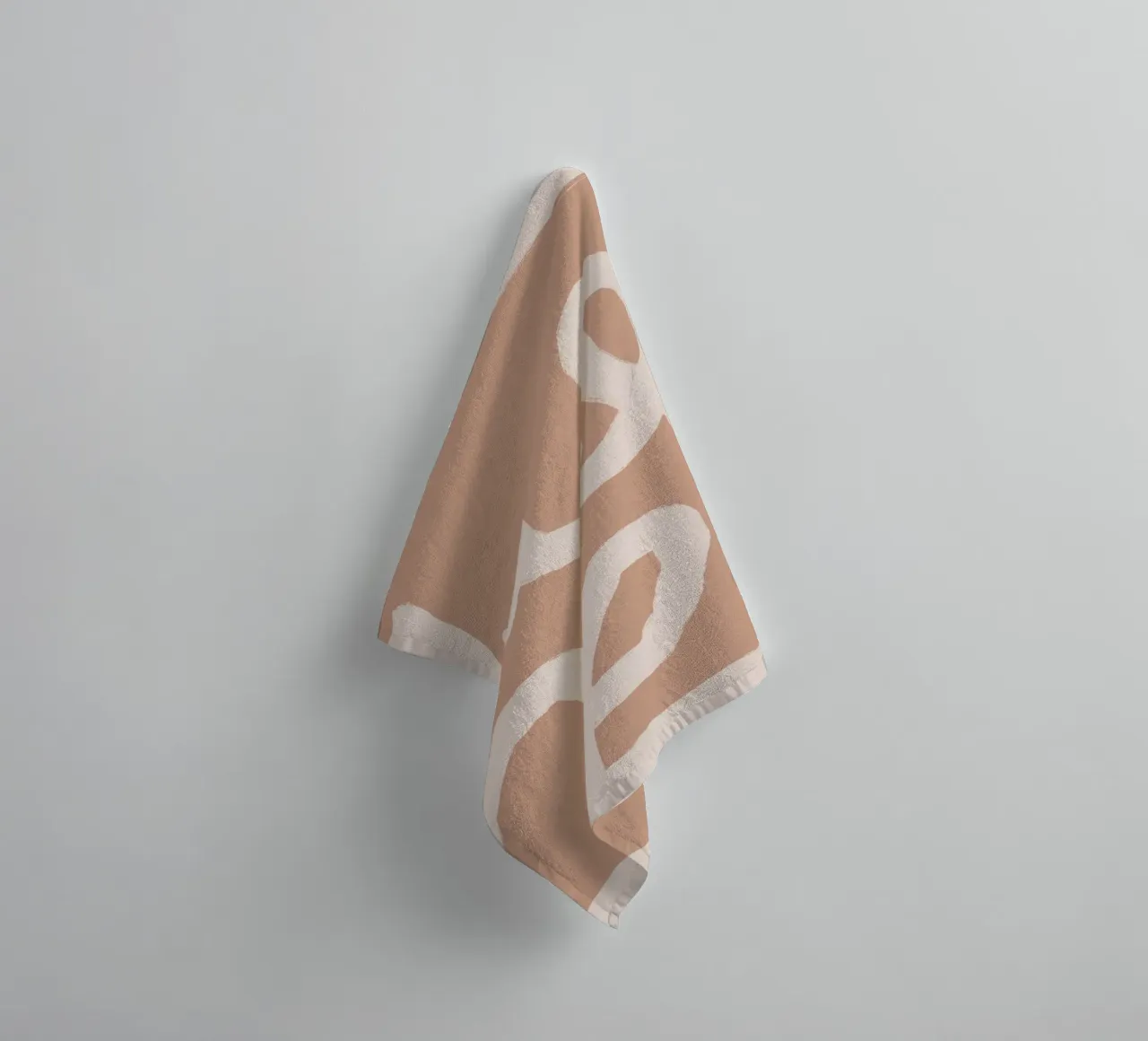 Paper strip abstract 07 towel by Little Dean
