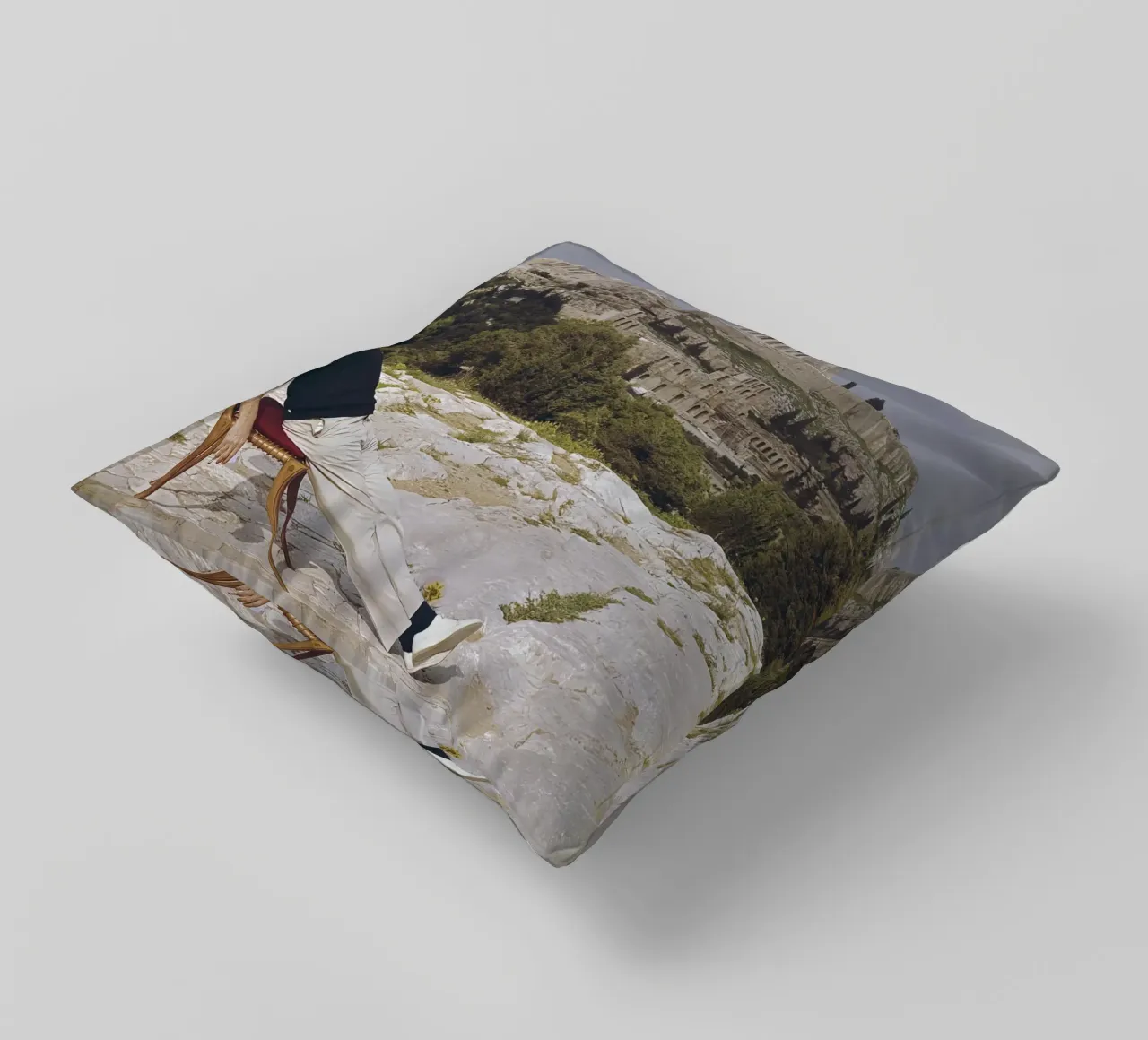 civilised snooze decorative cushion by potosop