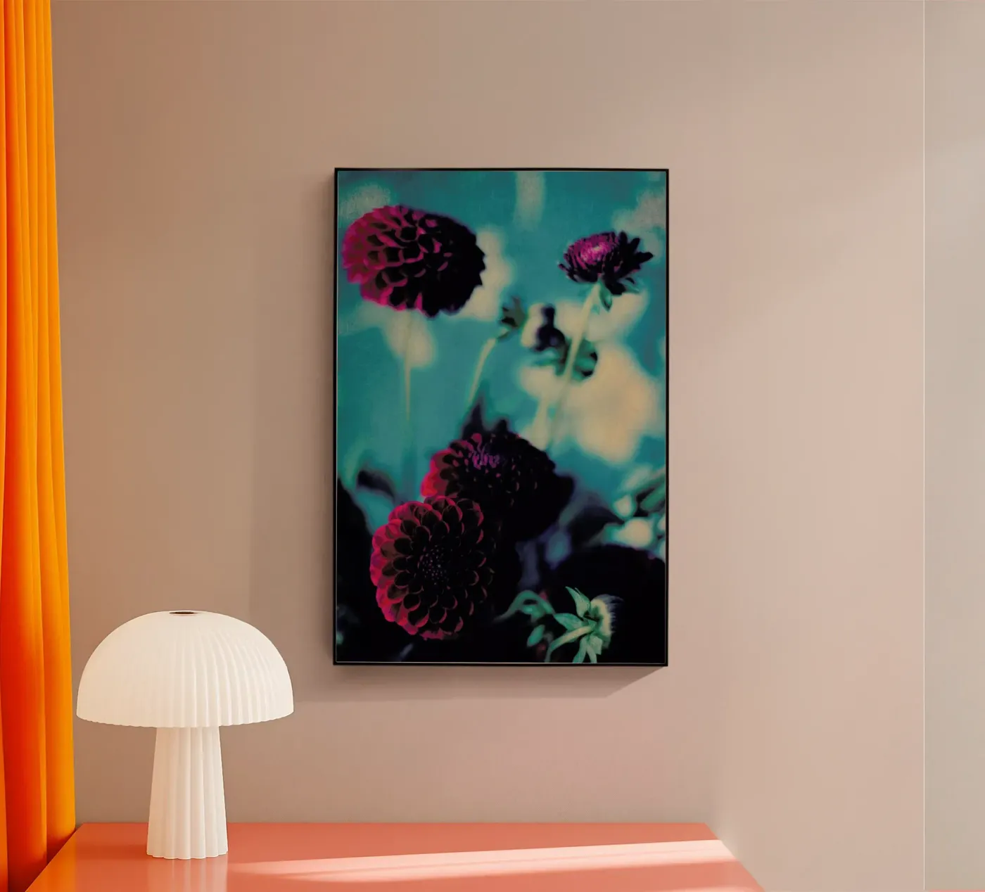 Bordeaux acryl van Ingrid Beddoes
