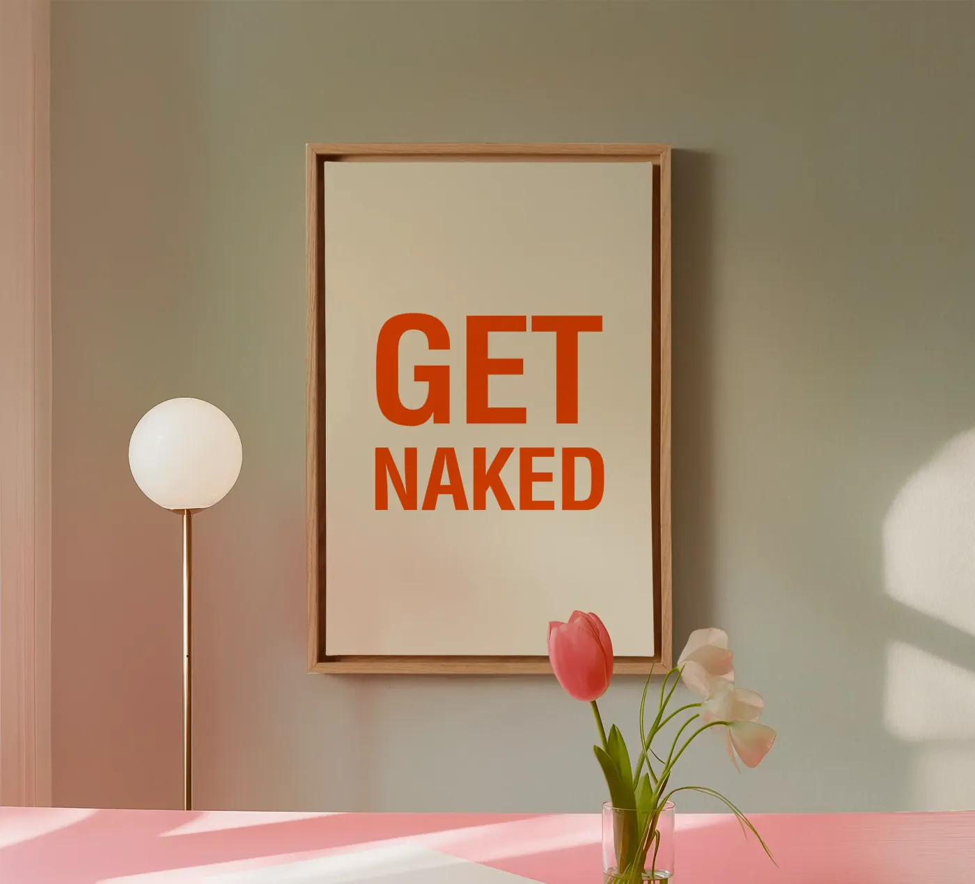 Get Naked canvas van The Typo Dept.