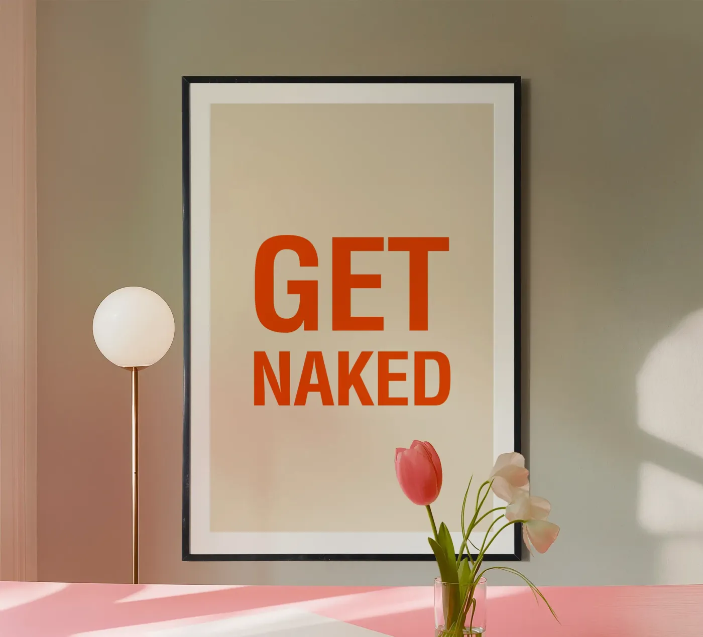 Get Naked poster de The Typo Dept.