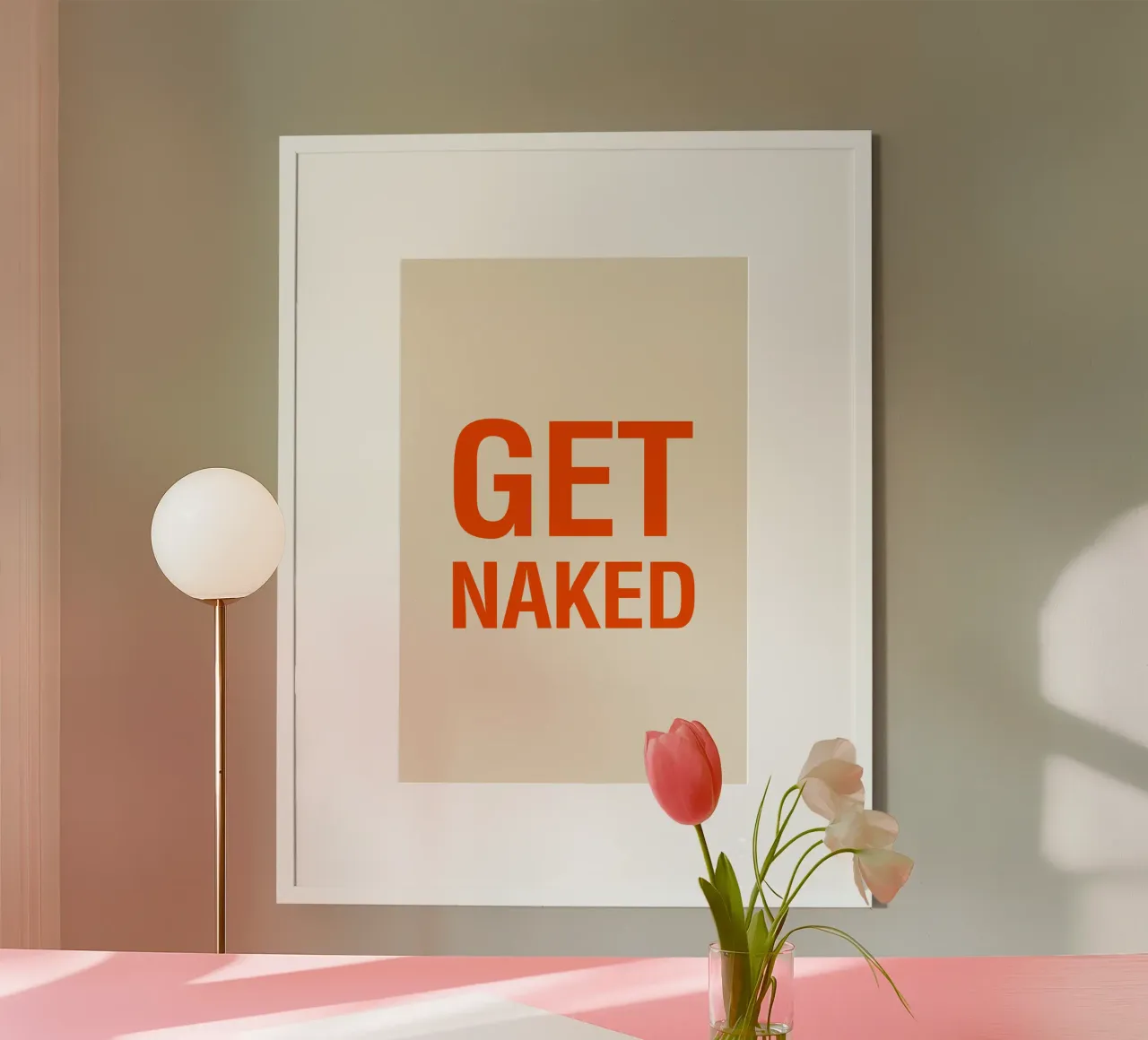 Get Naked poster da The Typo Dept.