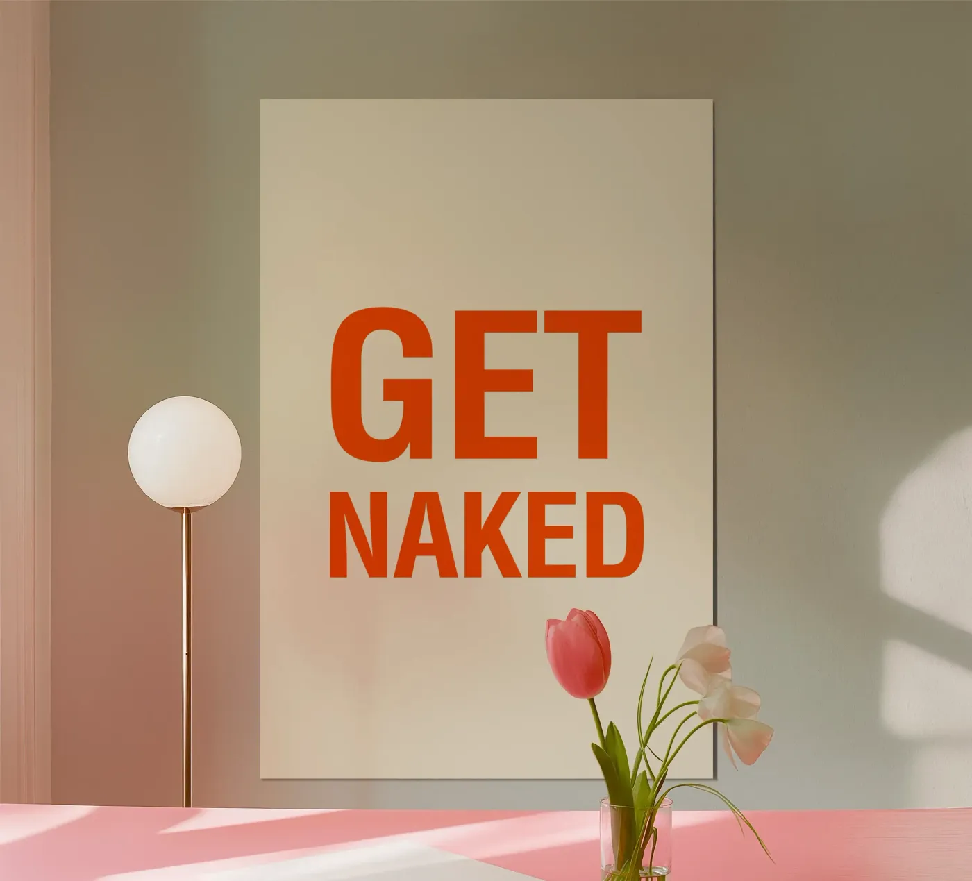 Get Naked poster de The Typo Dept.