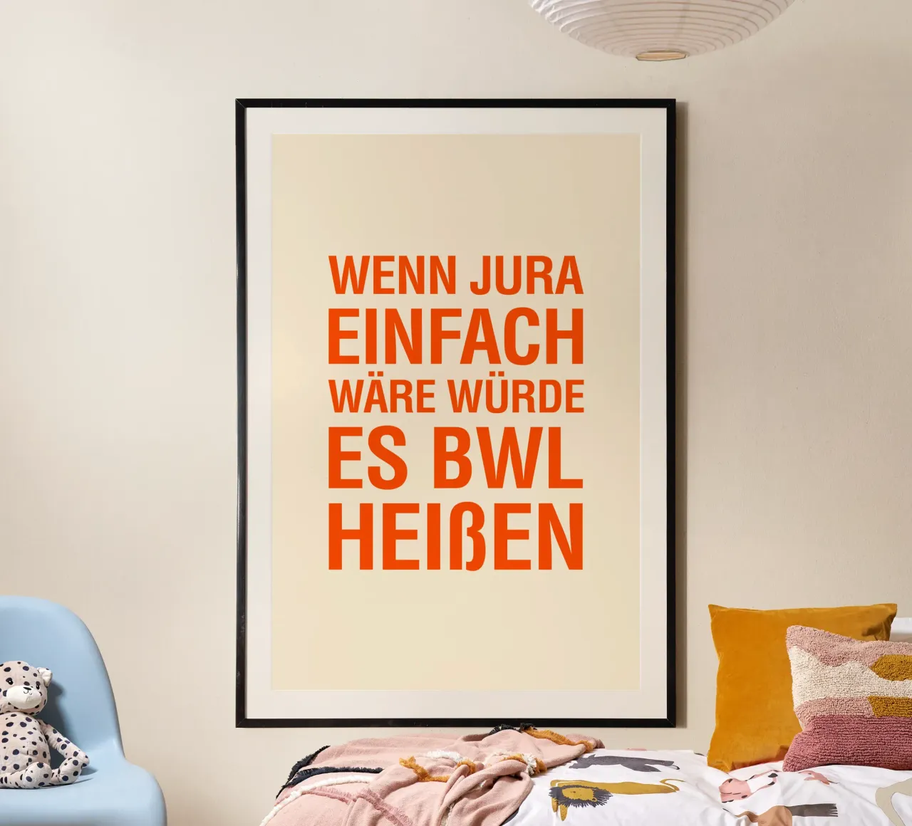 Wenn Jura einfach wäre, würde es BWL heißen hahnemühle by The Typo Dept.