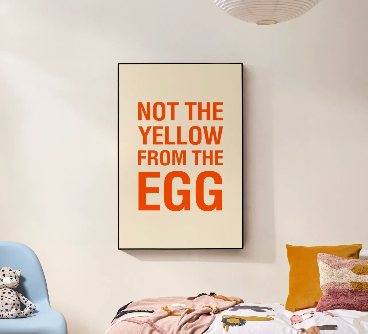 Not the Yellow from the Egg plexiglass da The Typo Dept.