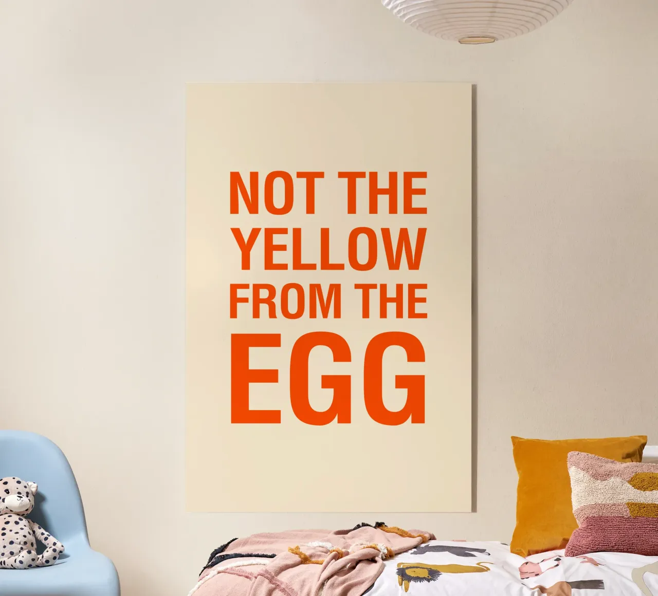 Not the Yellow from the Egg plexiglass da The Typo Dept.