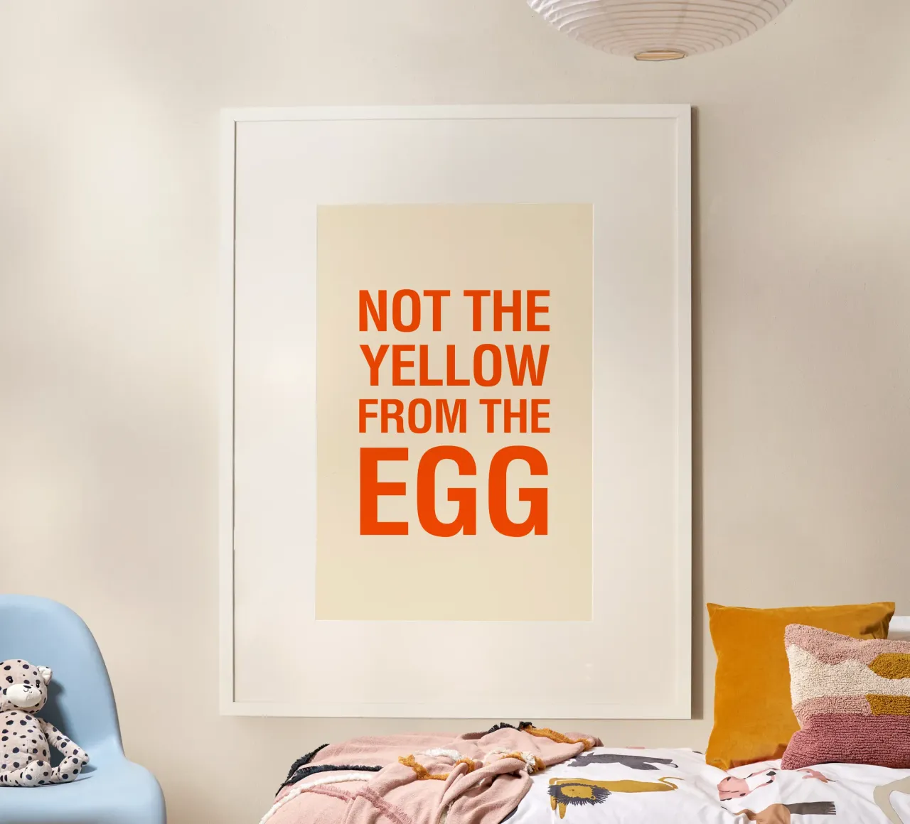 Not the Yellow from the Egg carta hahnemühle da The Typo Dept.