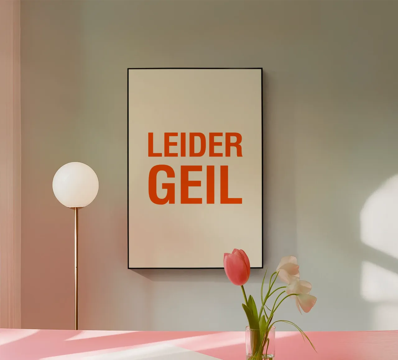 Leider geil plexiglass da The Typo Dept.