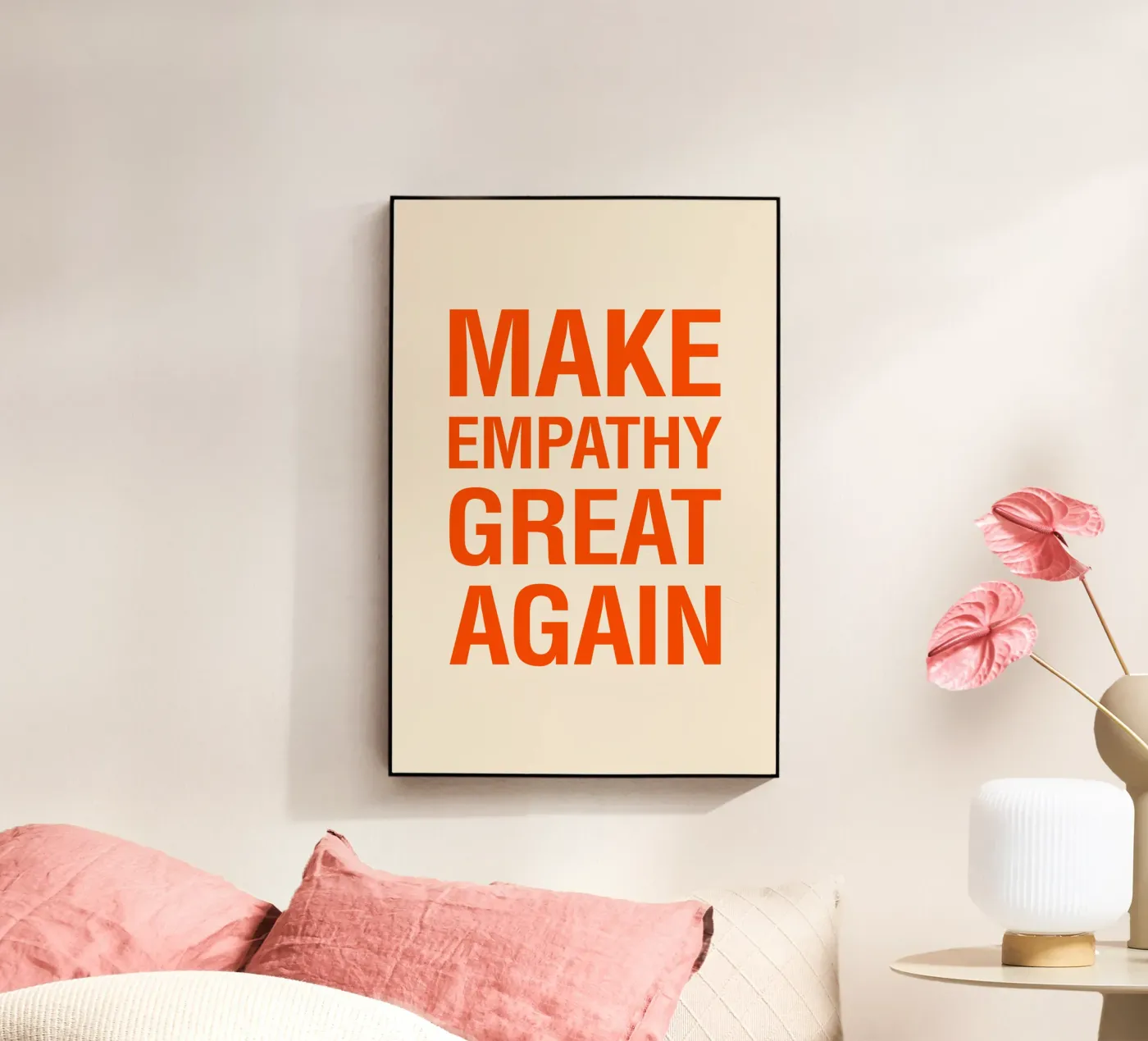 Make Empathy Great Again plexiglas de The Typo Dept.