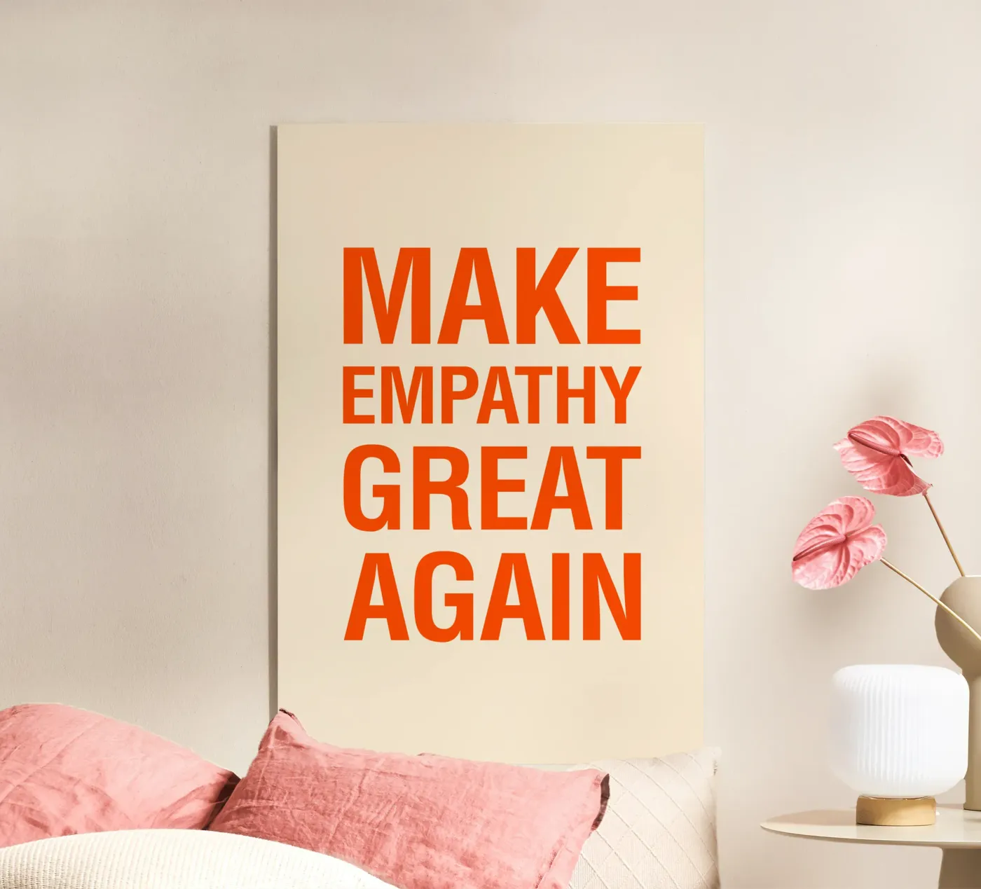 Make Empathy Great Again plexiglas de The Typo Dept.