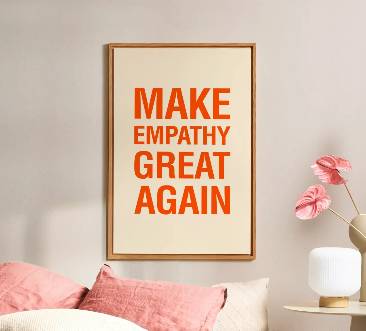Make Empathy Great Again alluminio dibond da The Typo Dept.