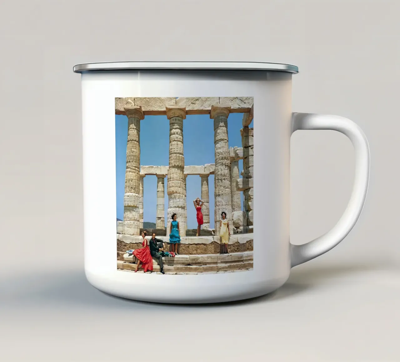 Dimitris Kritsas tazza in smalto da potosop