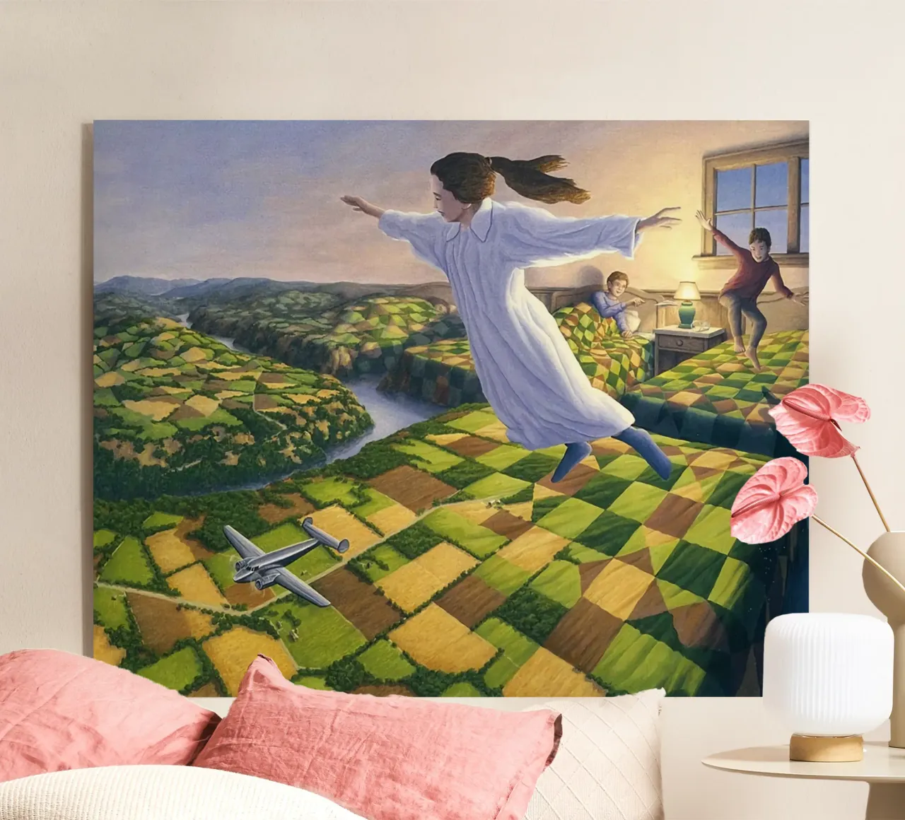 Rob Gonsalves L'aviazione a letto plexiglass da Trudeau Art Galley