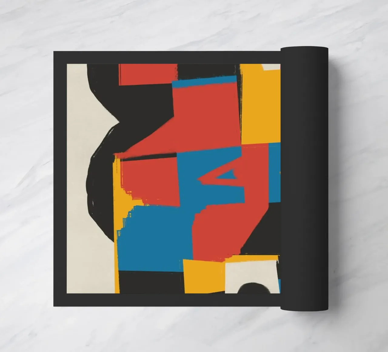 Blocchi di colori primari zerbino da Little Dean