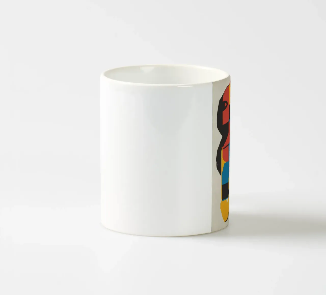 Blocchi di colori primari tazza in ceramica da Little Dean