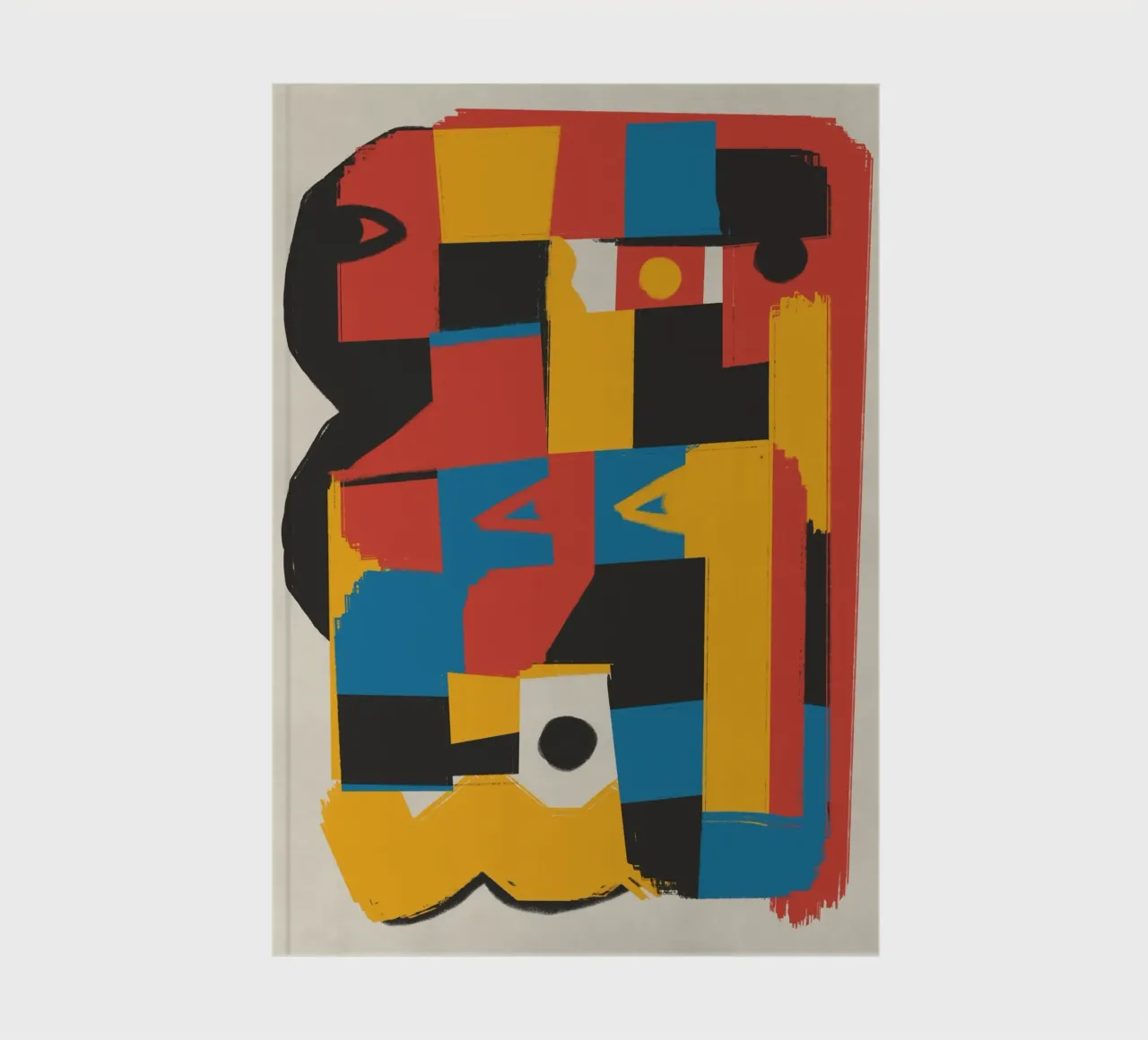 Primary colors blocks notebook by Little Dean