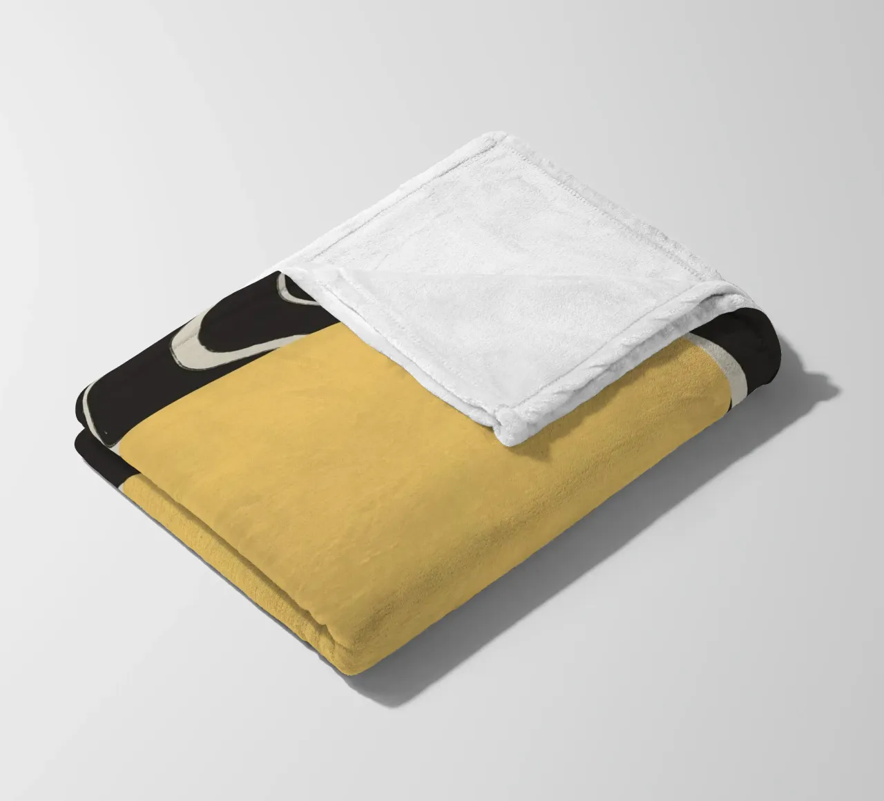 Giallo ordito coperta in pile da Little Dean