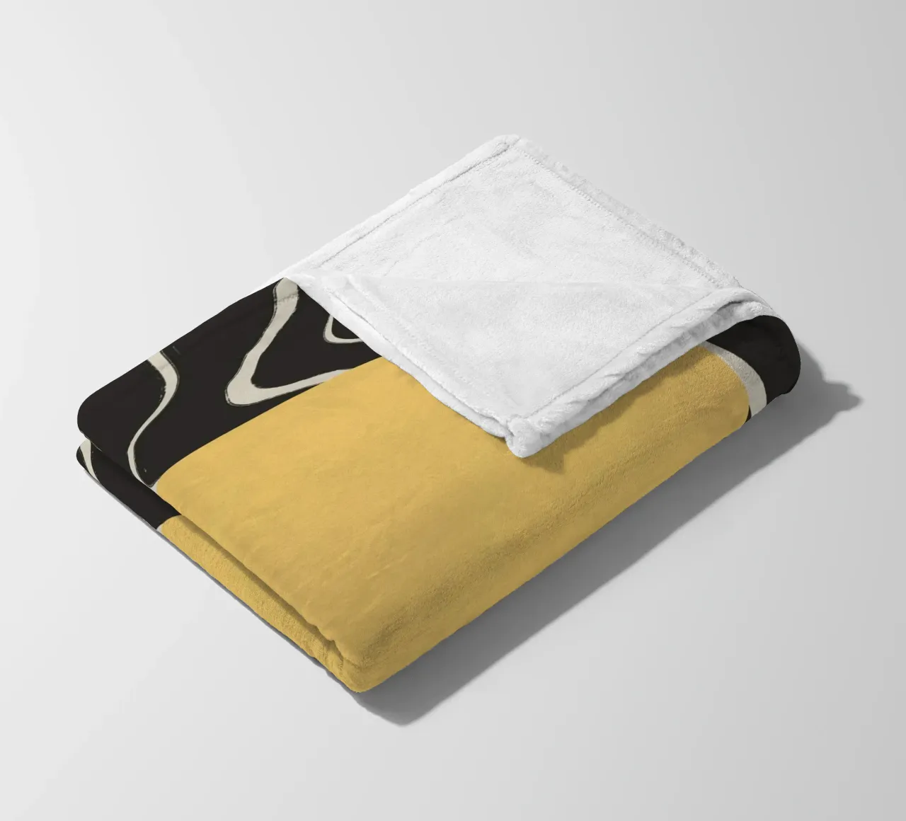 Giallo ordito coperta in pile da Little Dean