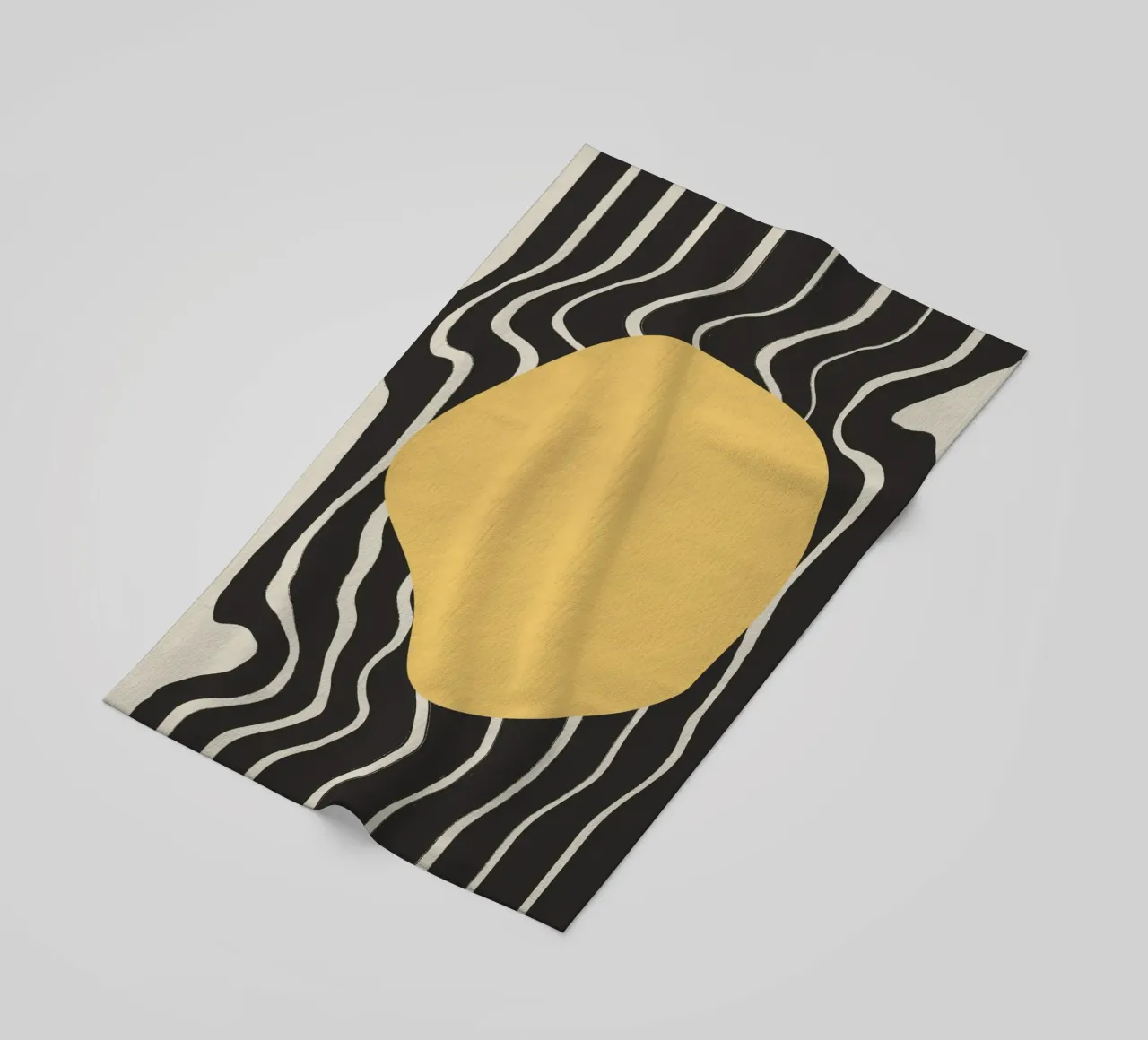 Giallo ordito telo mare da Little Dean