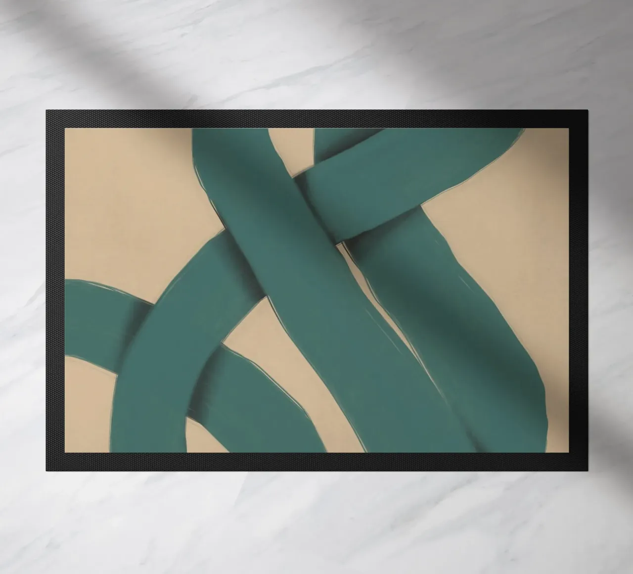 Interlocking green doormat by Little Dean