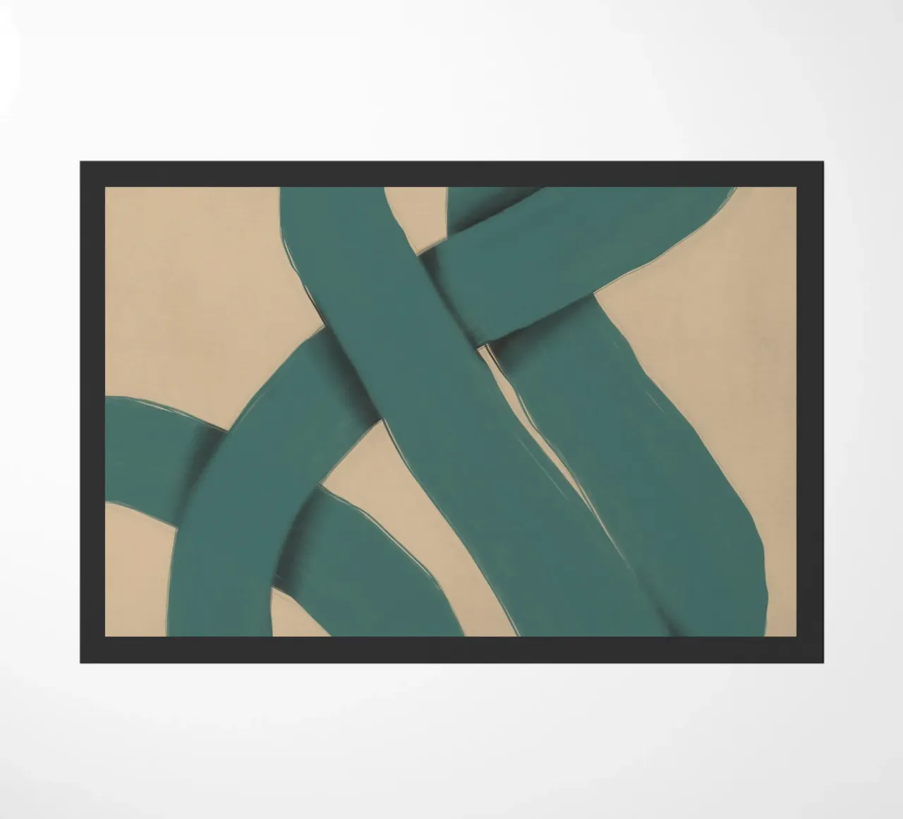 Interlocking green doormat by Little Dean