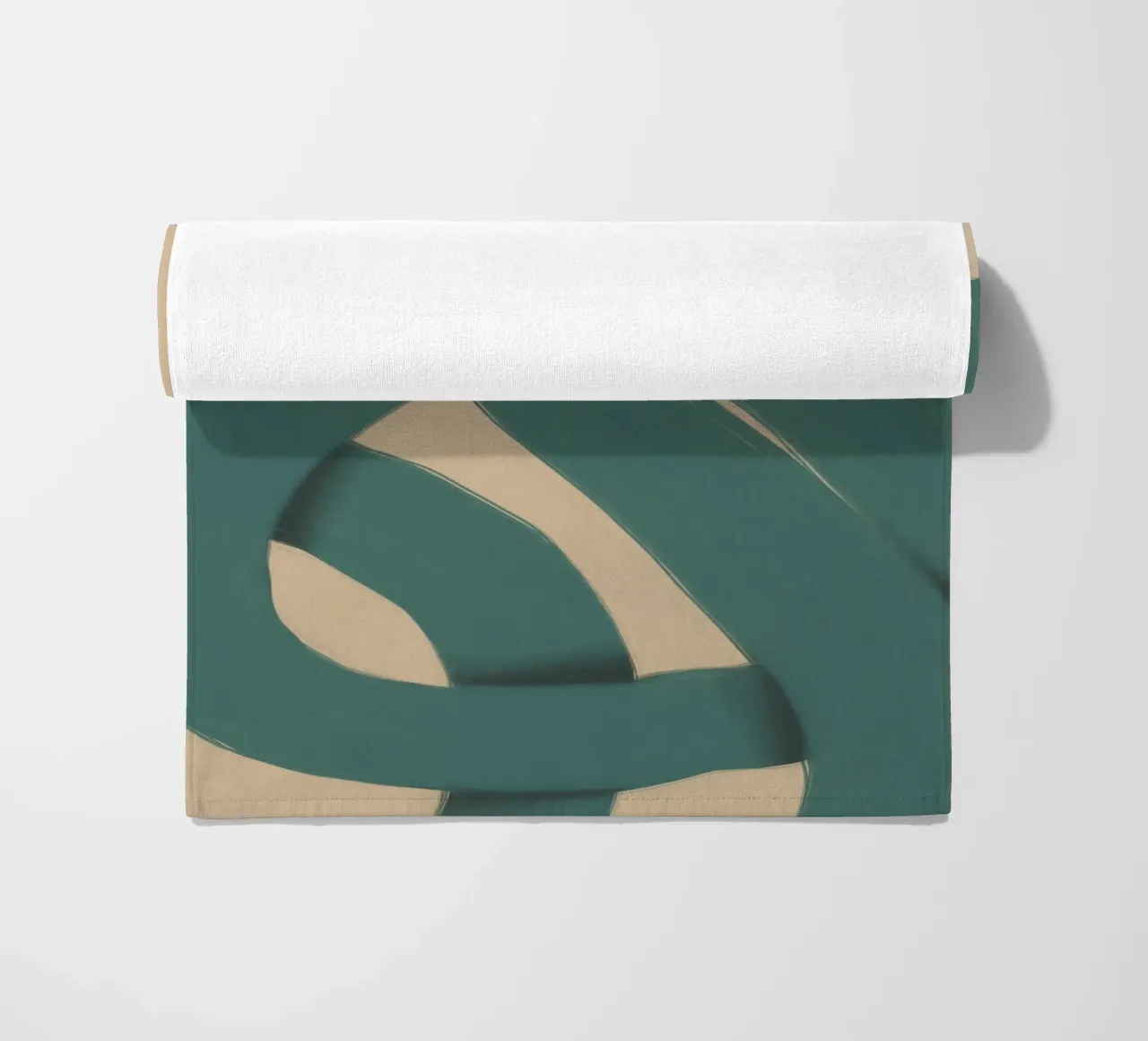 Interlocking green telo mare da Little Dean