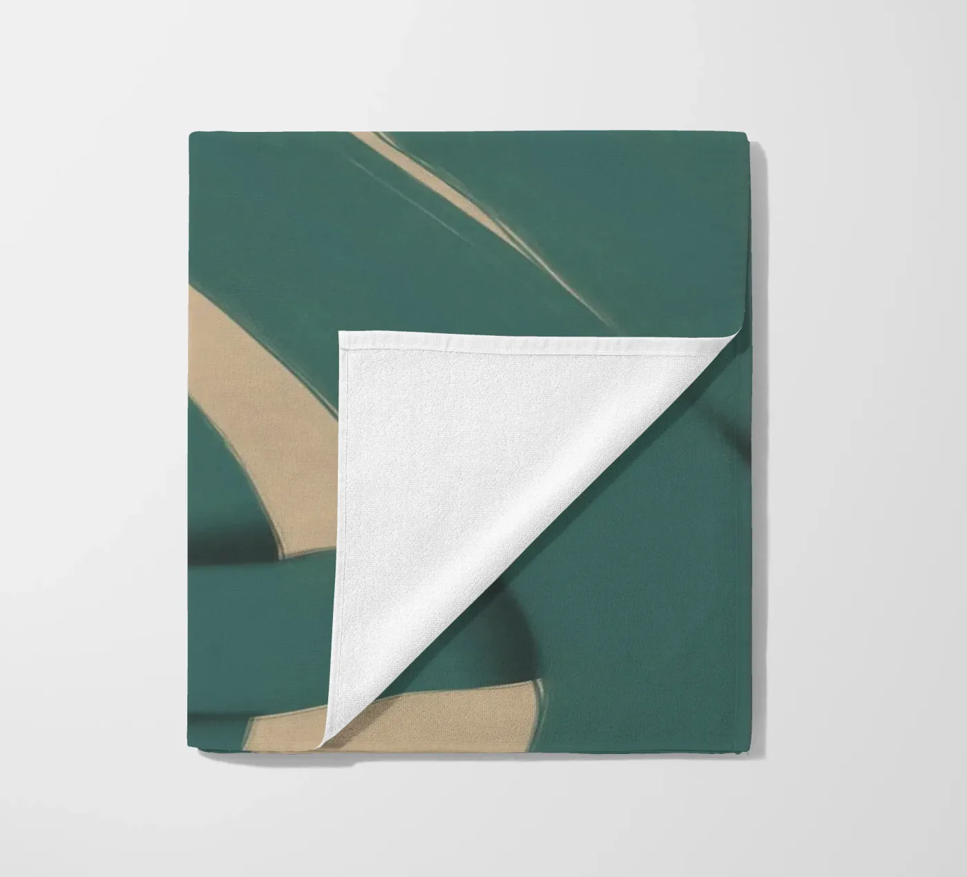 Interlocking vert serviette de plage de Little Dean