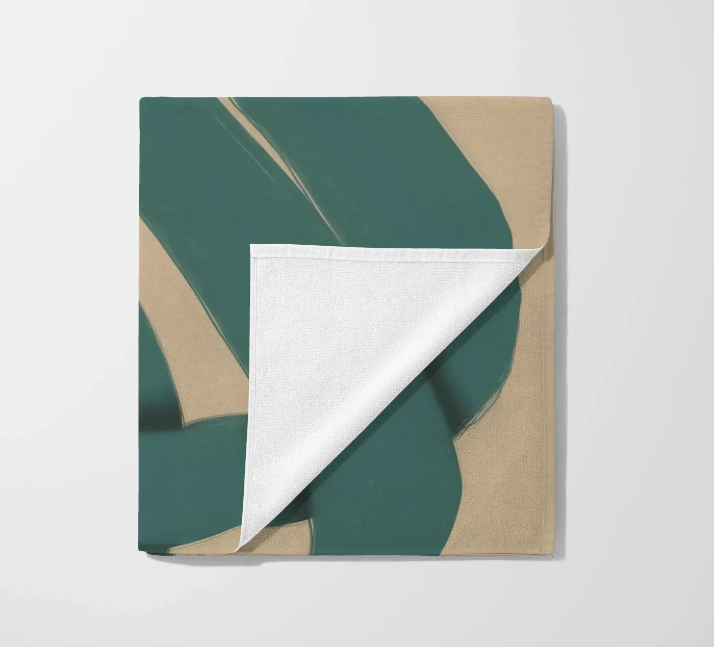 Interlocking vert serviette de plage de Little Dean