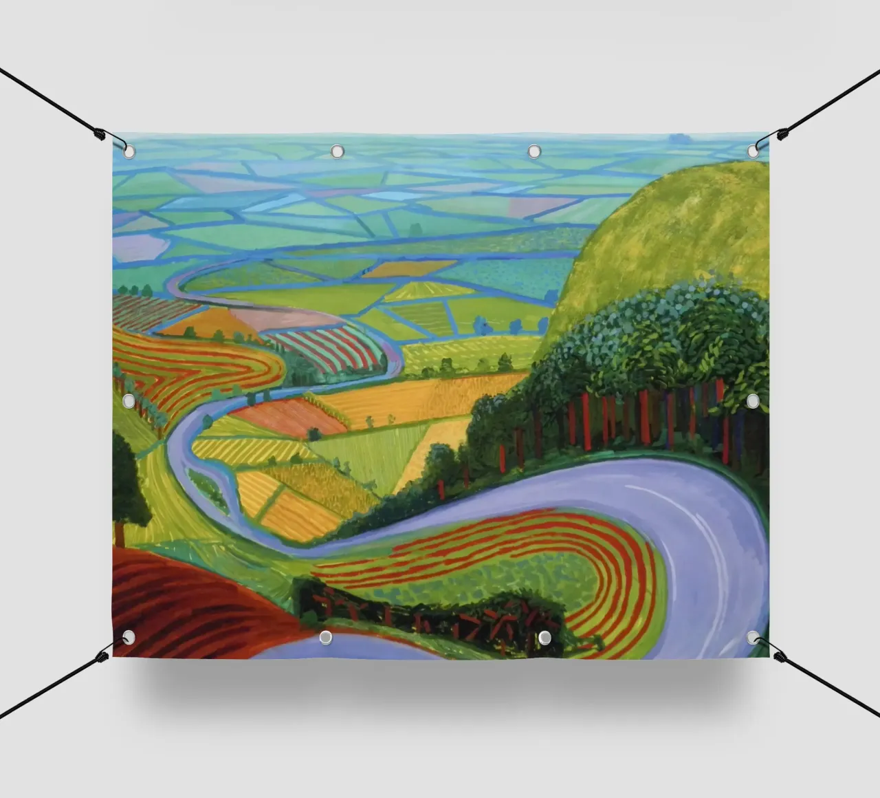 Garrowby Hill, 1998 telo in pvc da Ruthie-Talavera