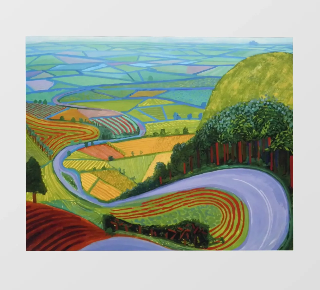 Garrowby Hill, 1998 telo in pvc da Ruthie-Talavera