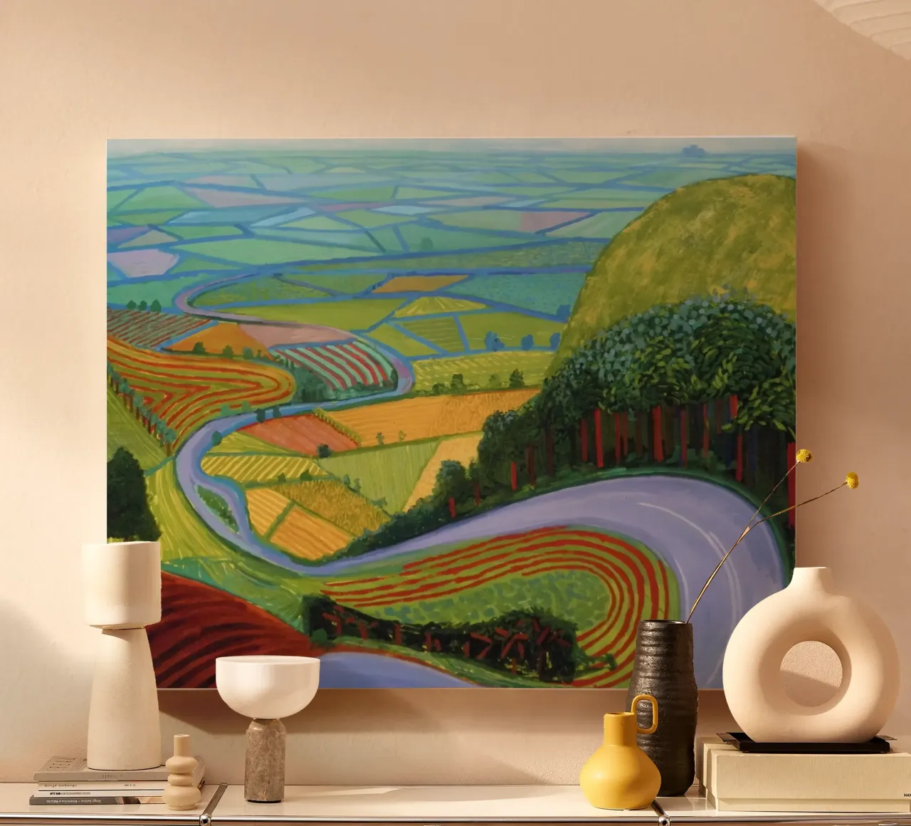 Garrowby Hill, 1998 canvas by Ruthie-Talavera