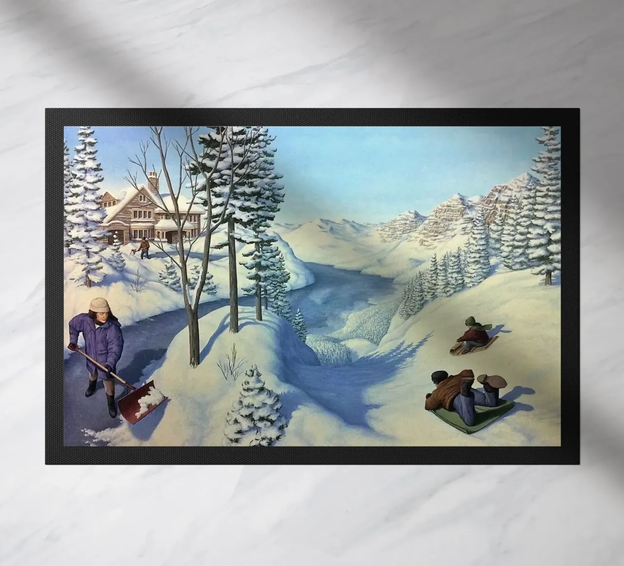 Rob Gonsalves Grande neve zerbino da Trudeau Art Galley