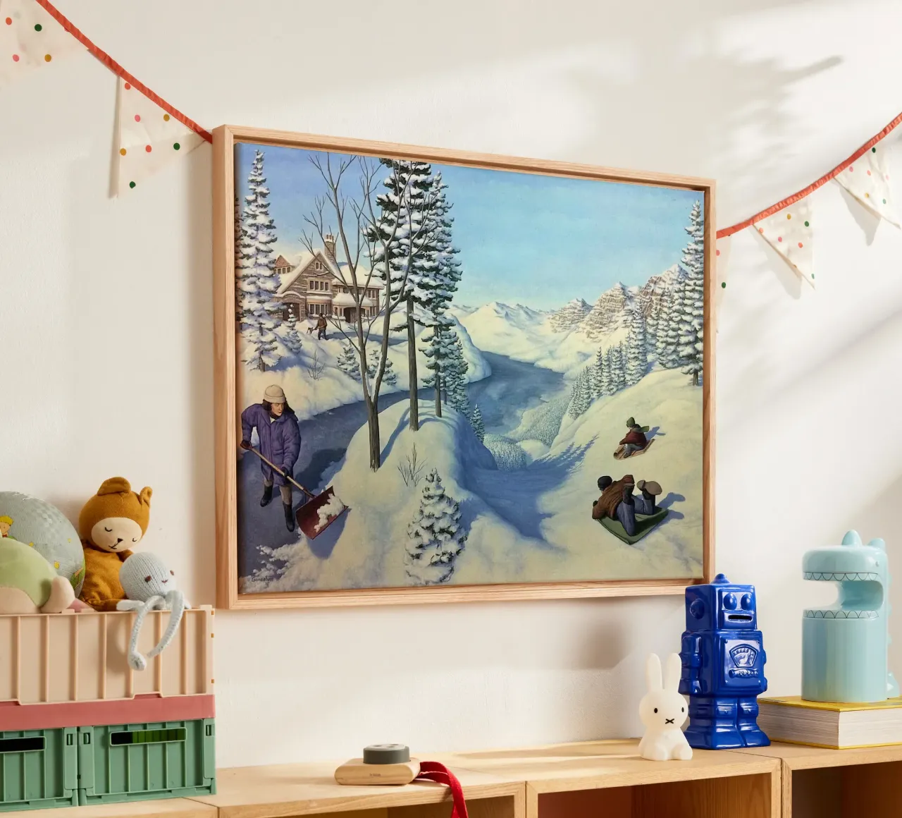 Rob Gonsalves Grande neve plexiglass da Trudeau Art Galley