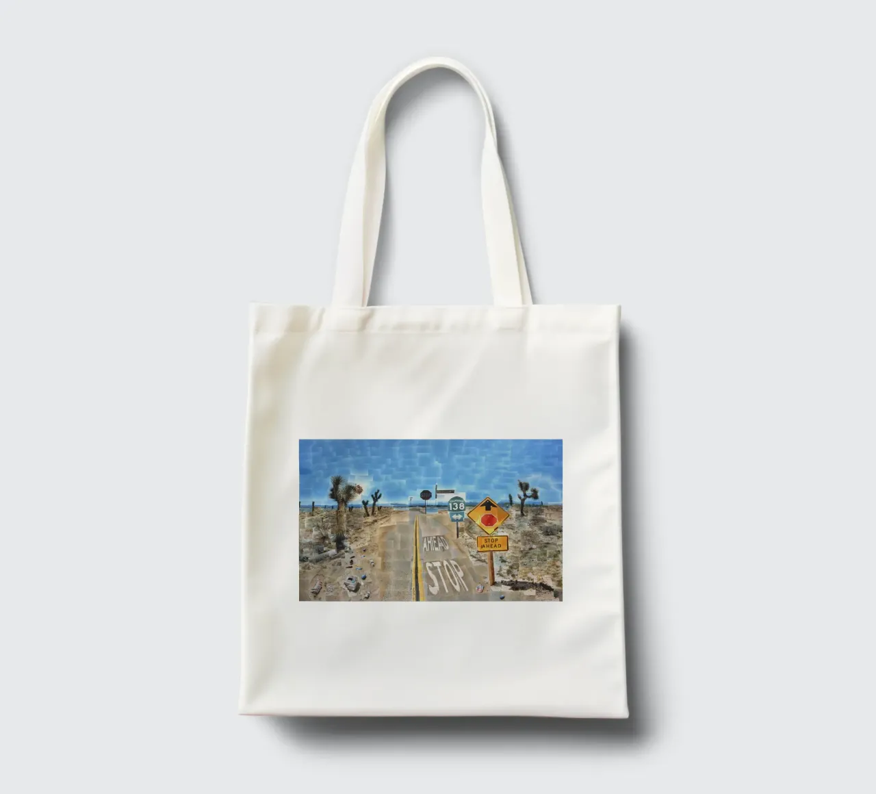 Autostrada dei Fiori di Pero borsa in juta da Ruthie-Talavera