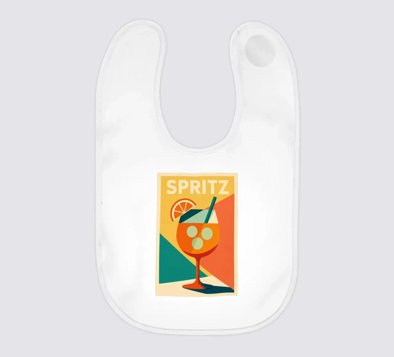 SPRITZ - Der ikonische Aperitif in einer Arty-Version Babylätzchen von Boissons - Affiches & posters - Retro