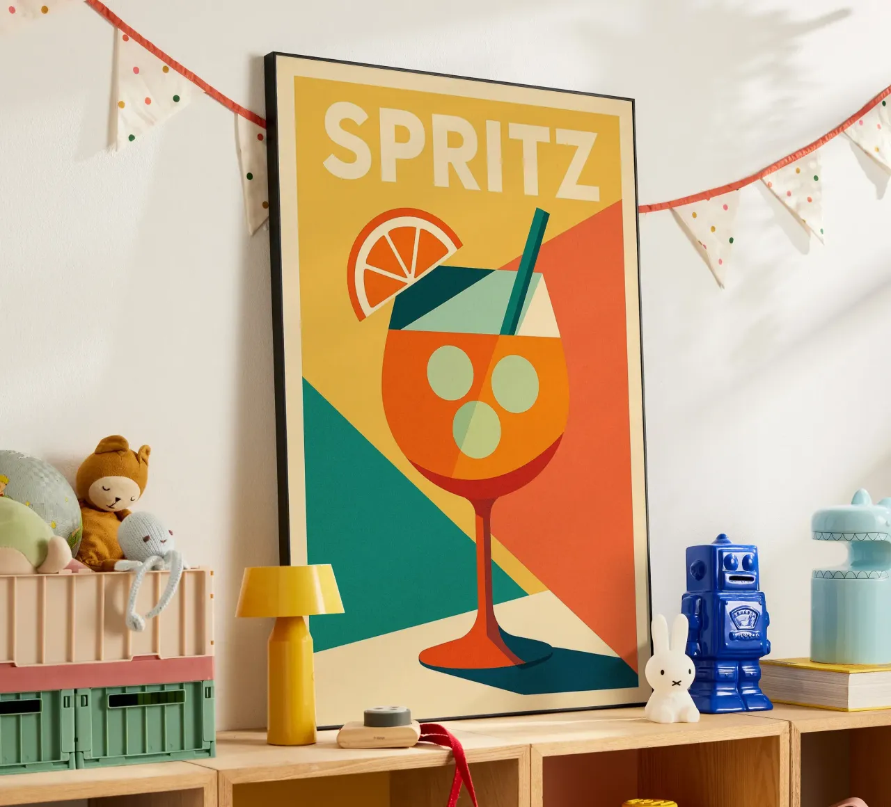 SPRITZ - Der ikonische Aperitif in einer Arty-Version Alu-Dibond von Boissons - Affiches & posters - Retro