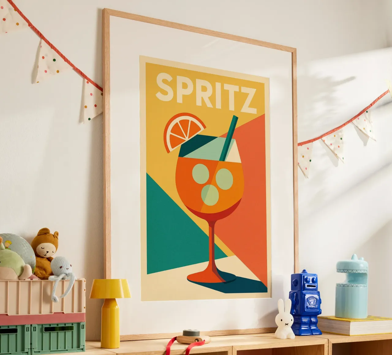 SPRITZ – L’apéro iconique en version arty poster de Boissons - Affiches & posters - Retro