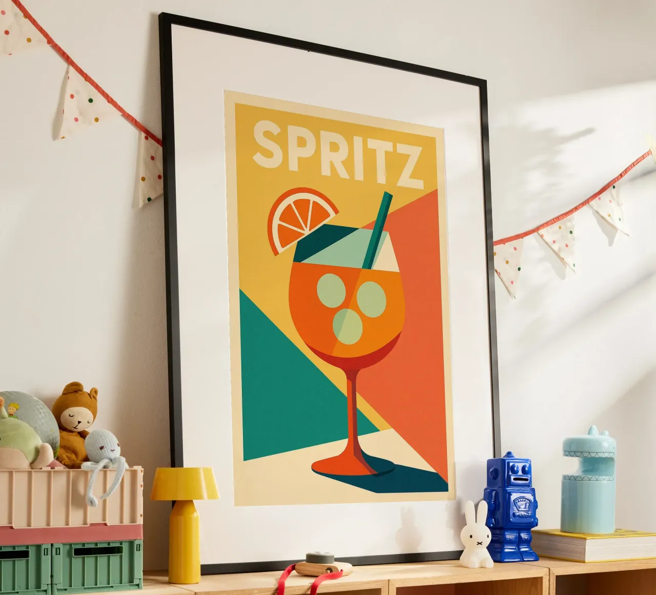 SPRITZ – L’apéro iconique en version arty poster de Boissons - Affiches & posters - Retro