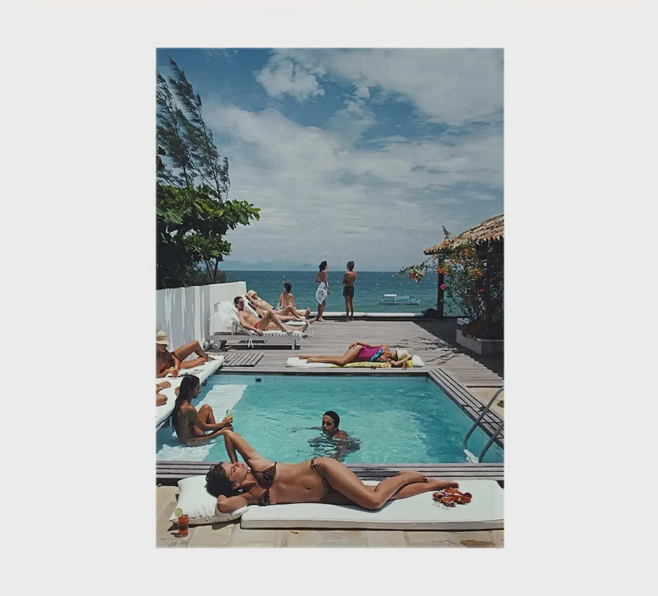 Holidaymakers in Armacao dos Buzios Brazil notebook by potosop
