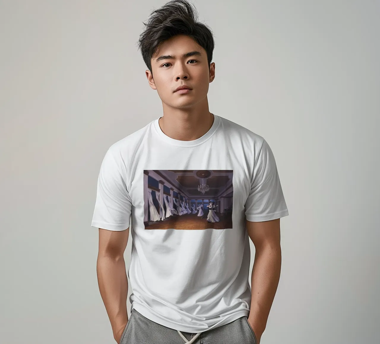 Rob Gonsalves Dancing Wind t-shirt by Trudeau Art Galley