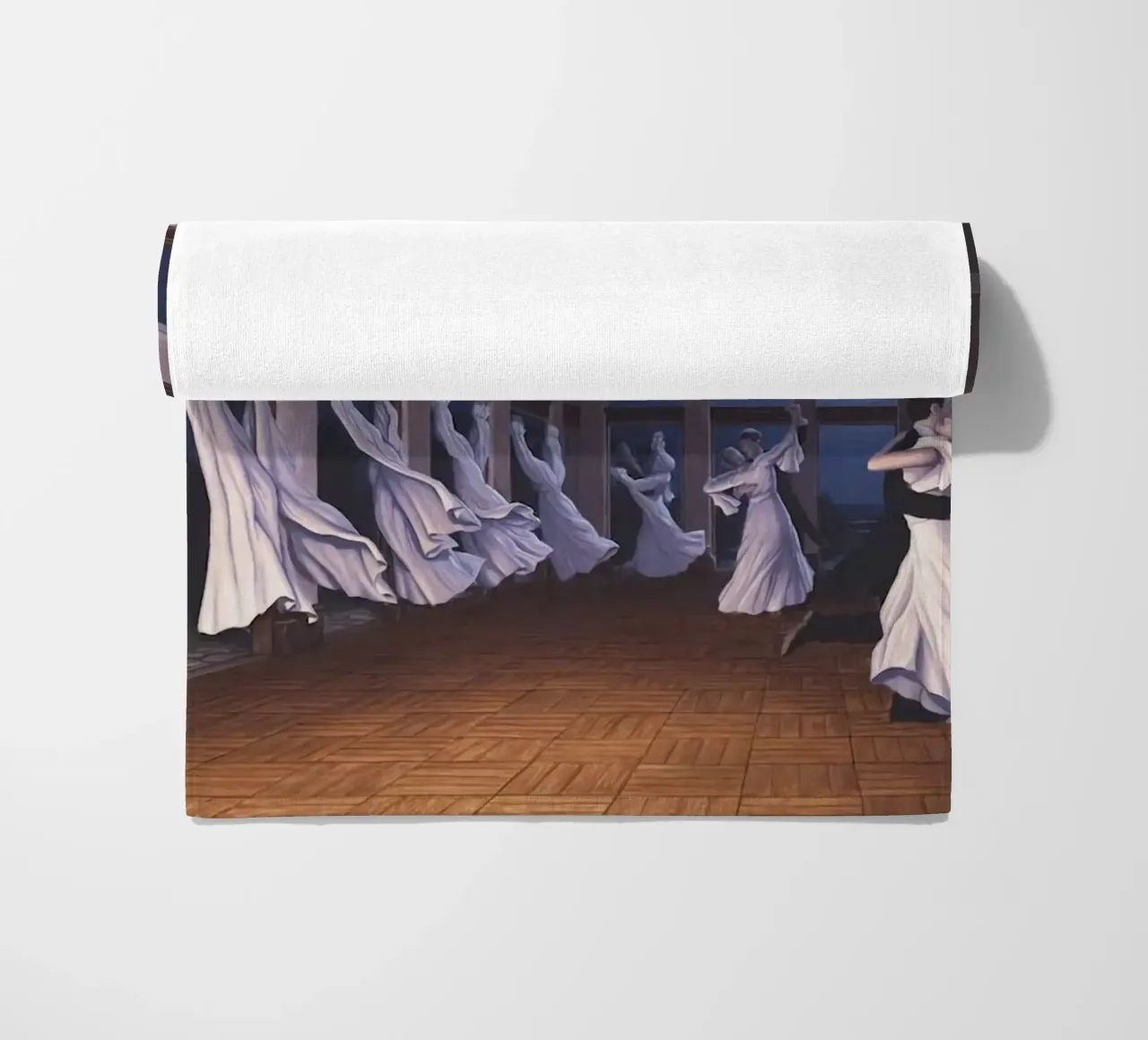 Rob Gonsalves Dancing Wind beach towel by Trudeau Art Galley