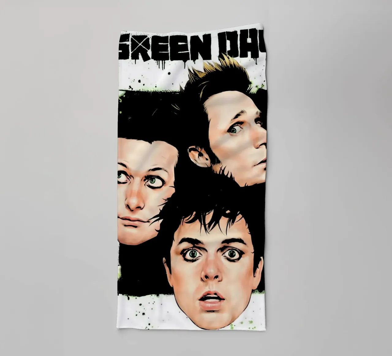 Green Day groupe musique 9 Art serviette de bain de music soul