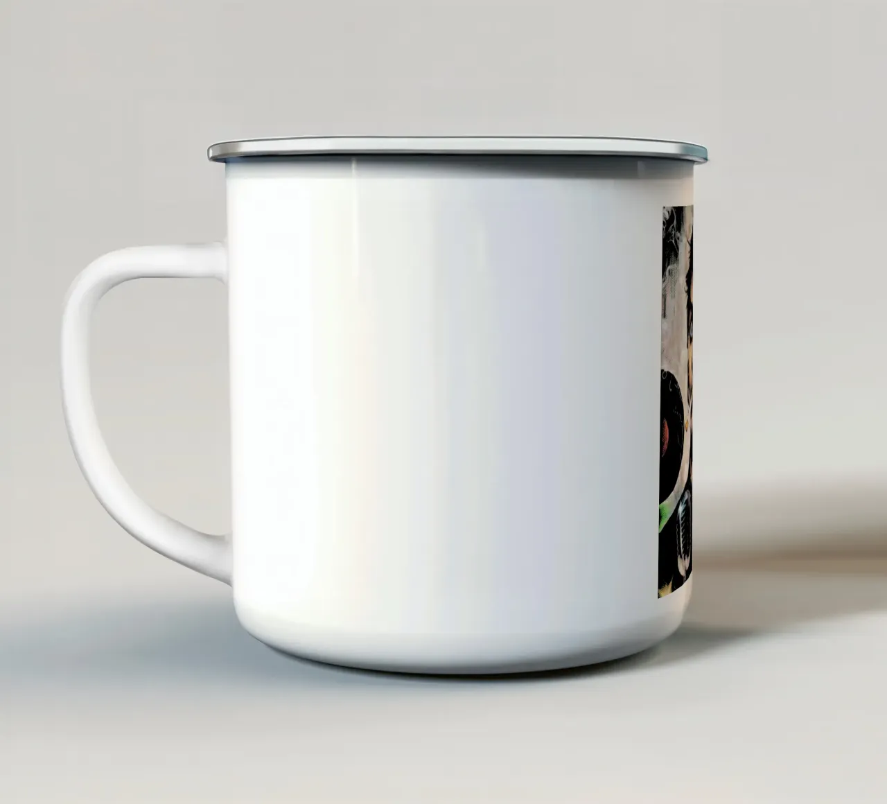 green day billie joe armstrong 2 Art tazza in smalto da music soul