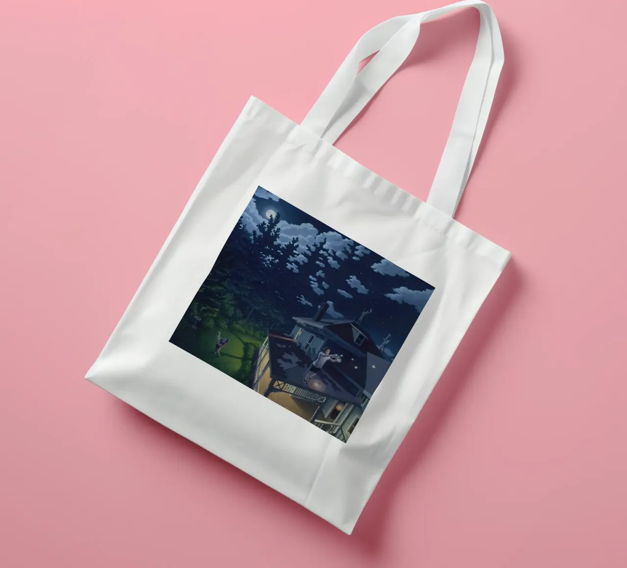Rob Gonsalves Firefly Constellation tote bag by Trudeau Art Galley