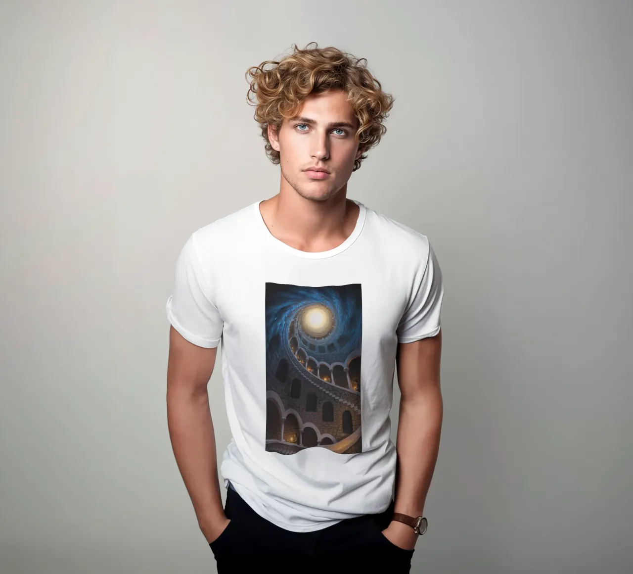 Rob Gonsalves Microcosmos t-shirt da Trudeau Art Galley