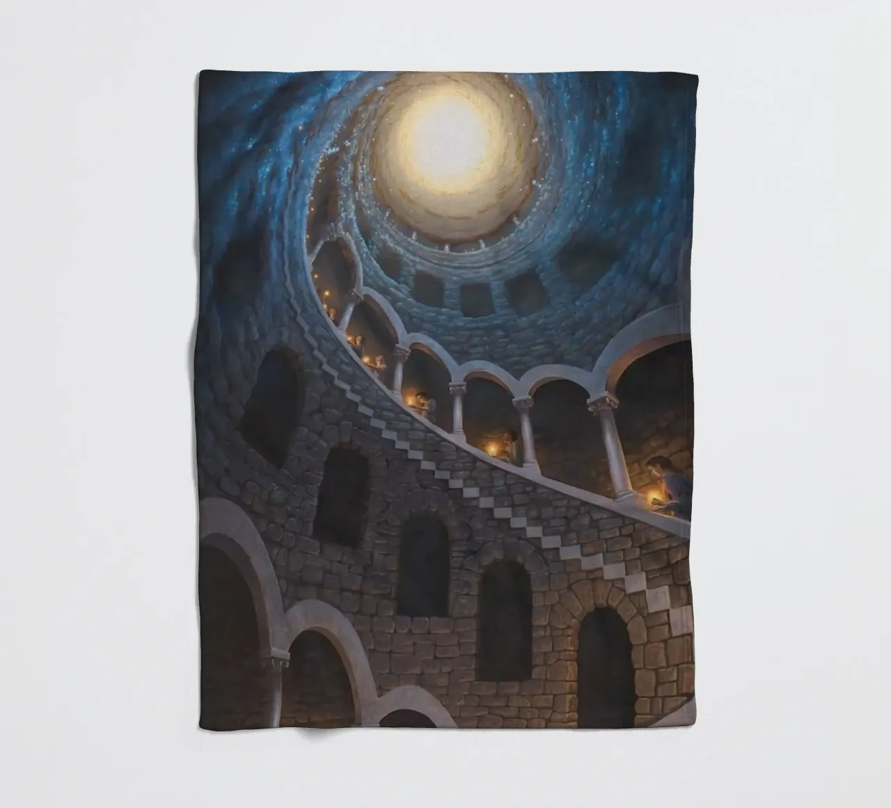 Rob Gonsalves Microcosmos coperta in pile da Trudeau Art Galley