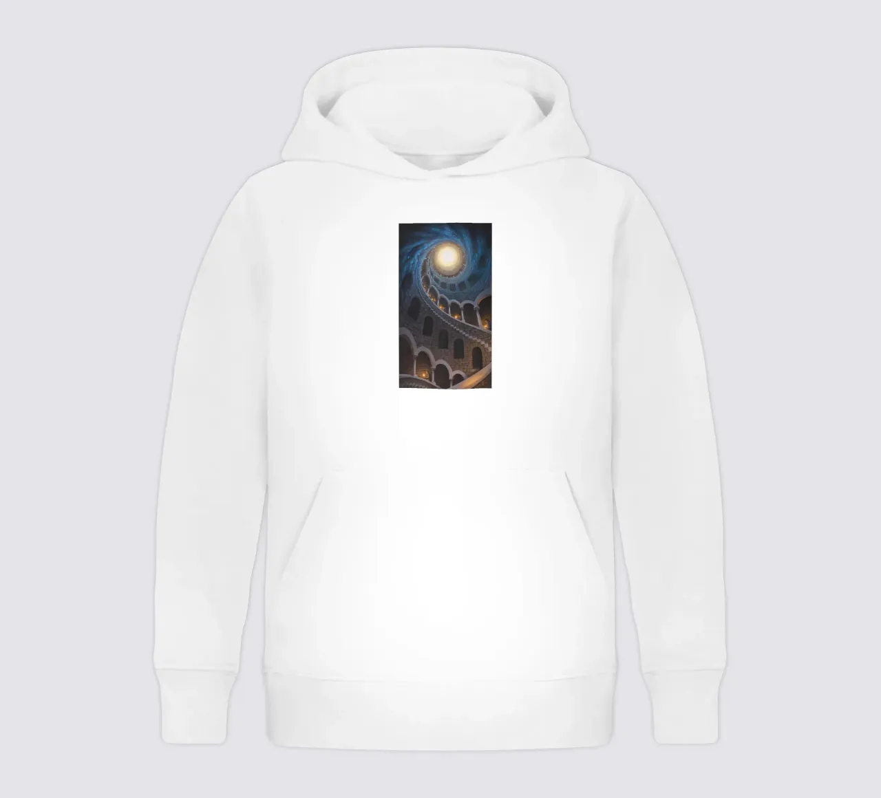Rob Gonsalves Microcosmos felpa bambino con cappuccio da Trudeau Art Galley